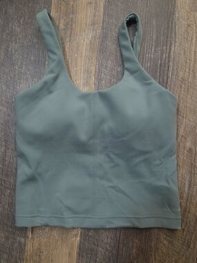 lululemon athletica Sage Green Scoop Tank